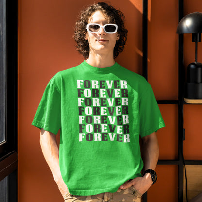 Forever Urban T-shirt -  Retro Typography Print Tee