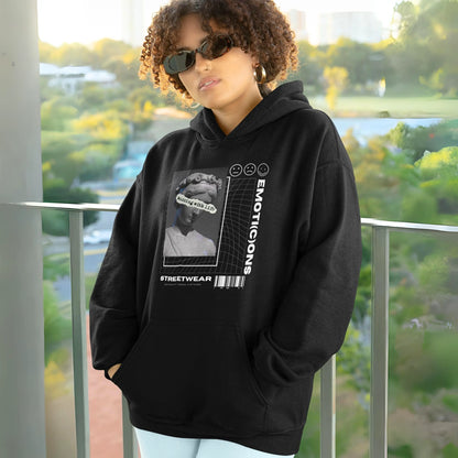 Emoticons Streetwear Hoodie - Urban Graphic Sweatshirt