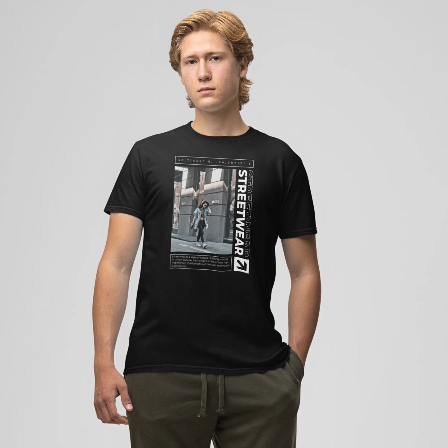 Photographic Print T-Shirt - Streetwear Urban Tee
