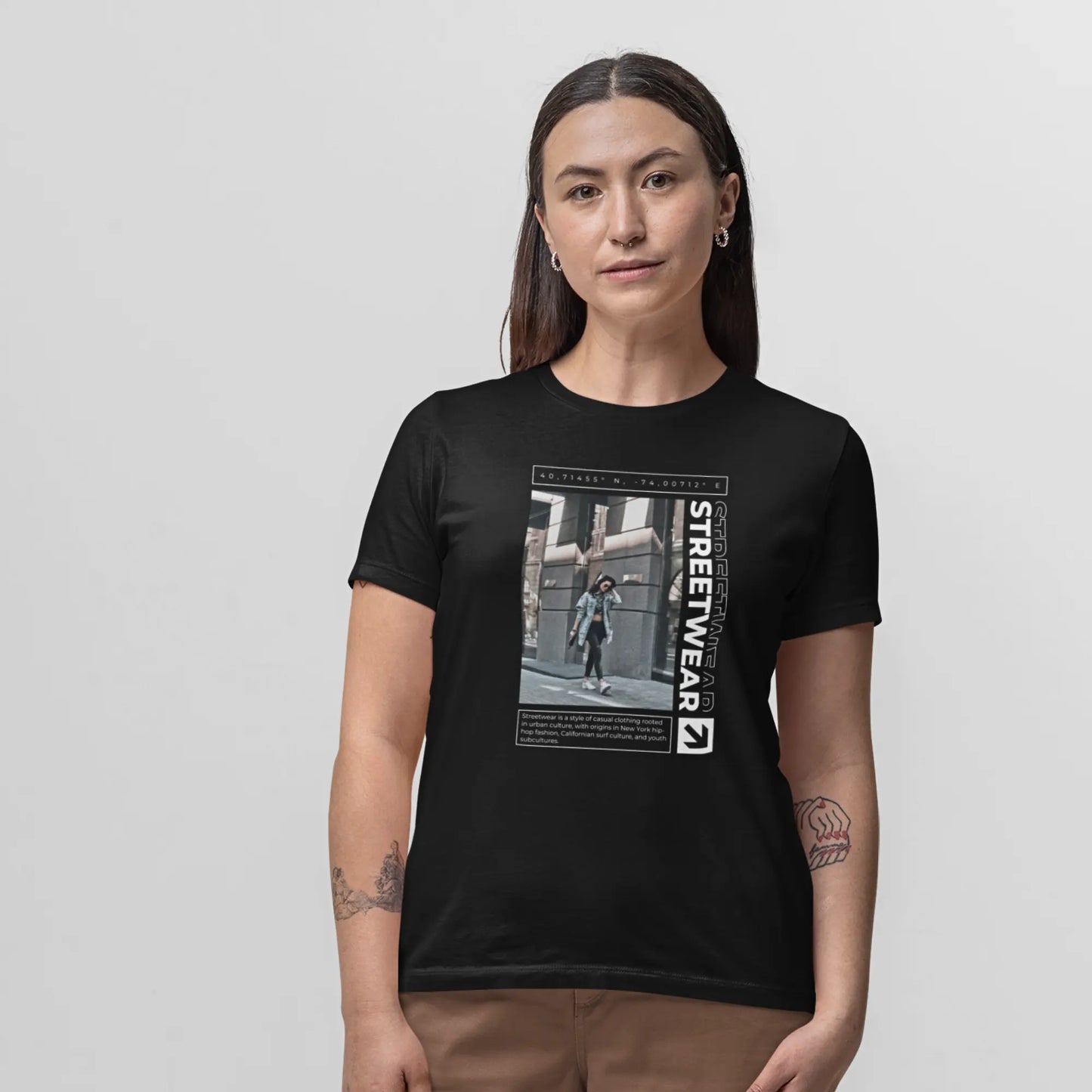 Photographic Print T-Shirt - Streetwear Urban Tee