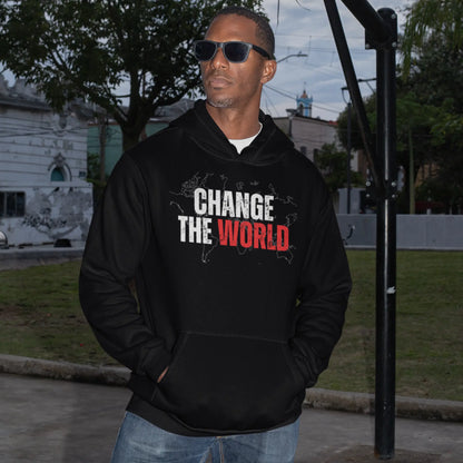 Change The World Hoodie - Positive Statement Sweatshirt