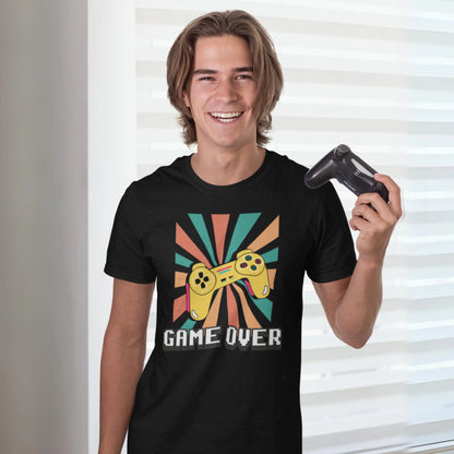 Game Over Retro T-Shirt - Vintage Gaming Graphic Tee