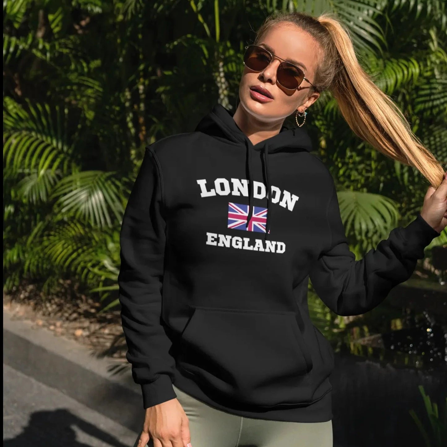 London England Hoodie - UK Flag Aesthetic Sweatshirt