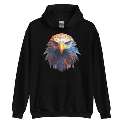 Majestic Eagle Graphic Hoodie - Wildlife Bird Sweatshirt