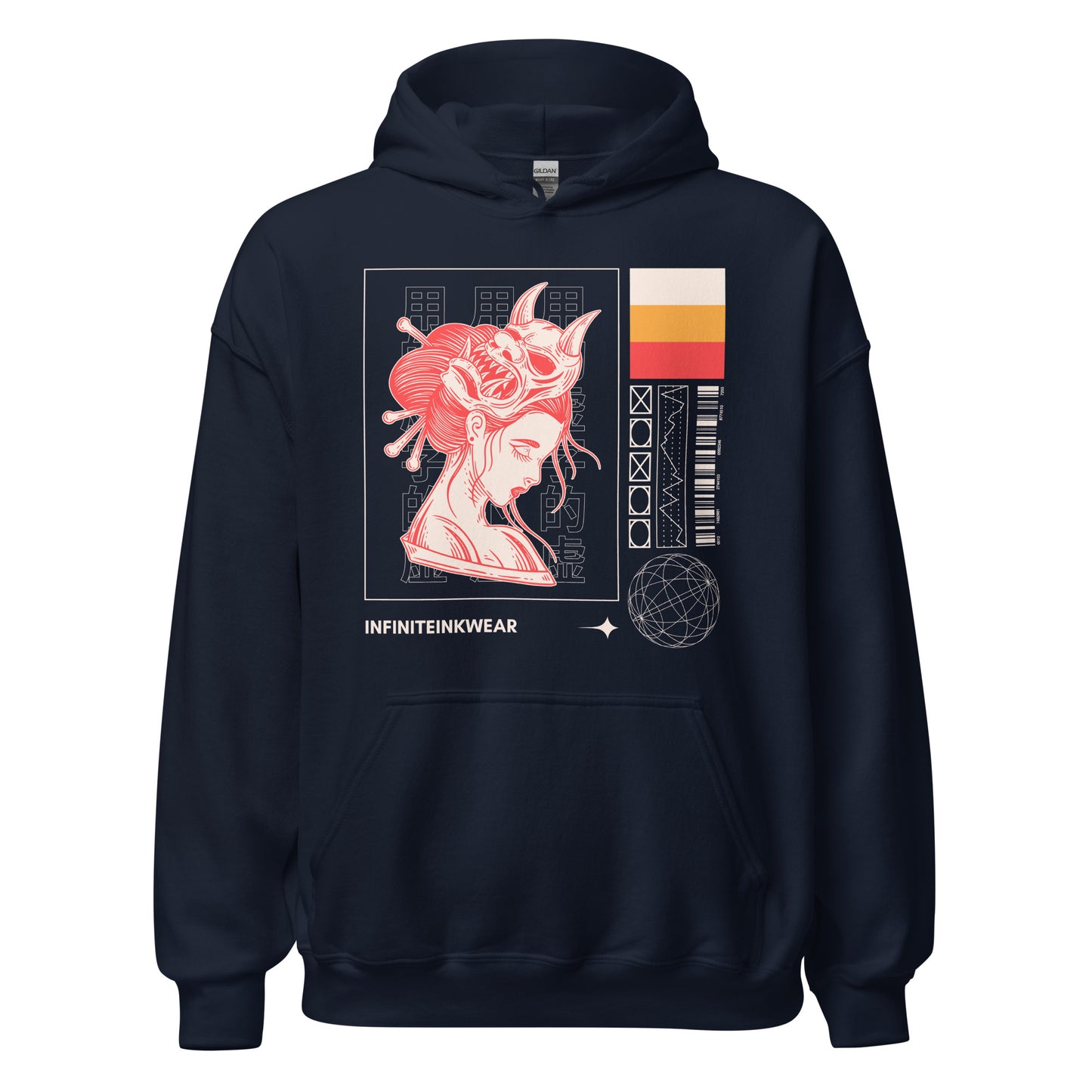 Japanese Geisha Hoodie - Aesthetic Urban Sweatshirt
