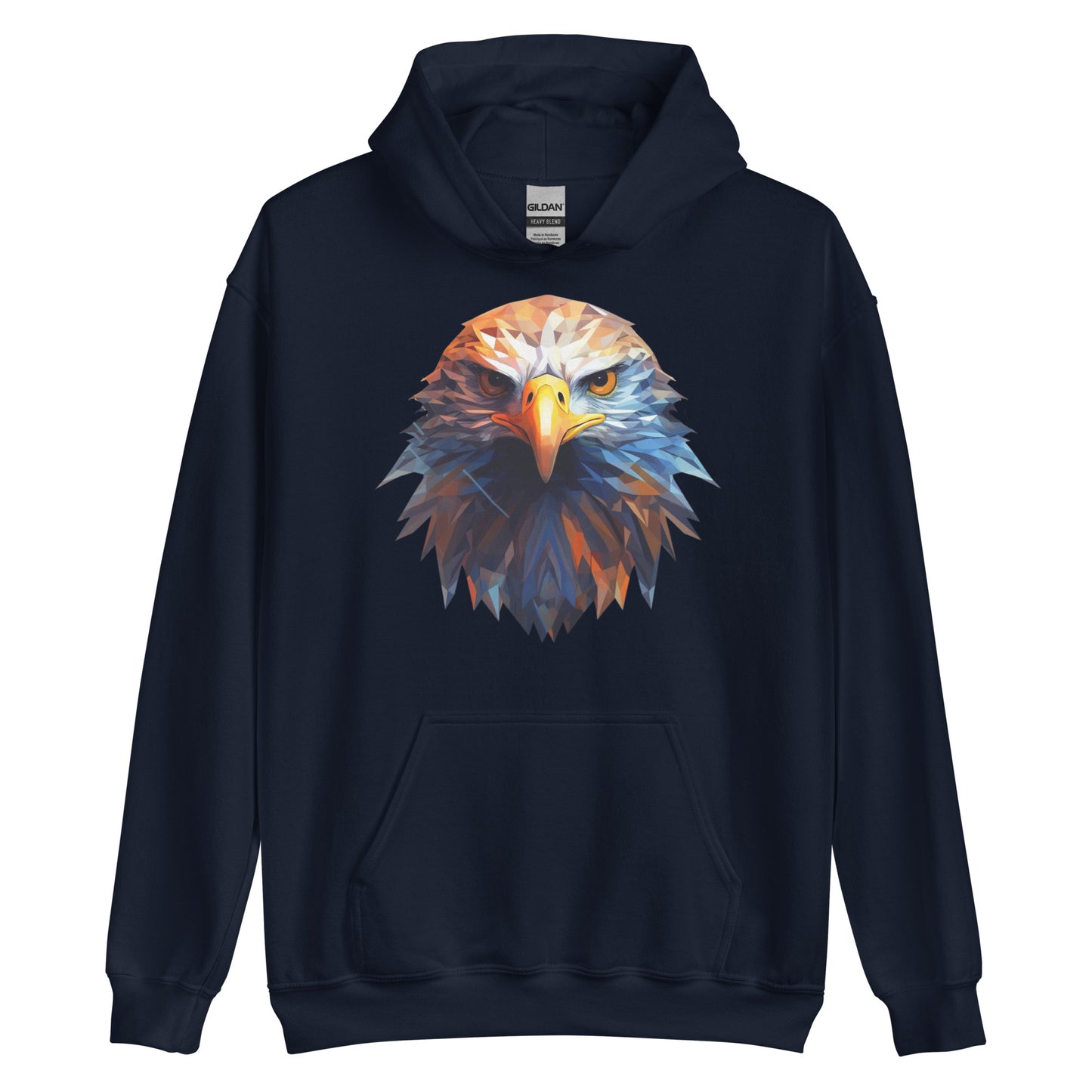 Majestic Eagle Graphic Hoodie - Wildlife Bird Sweatshirt