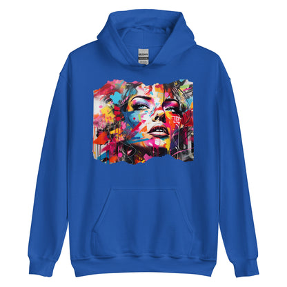Graffiti Goddess Hoodie - Urban Streetwear Sweatshirt