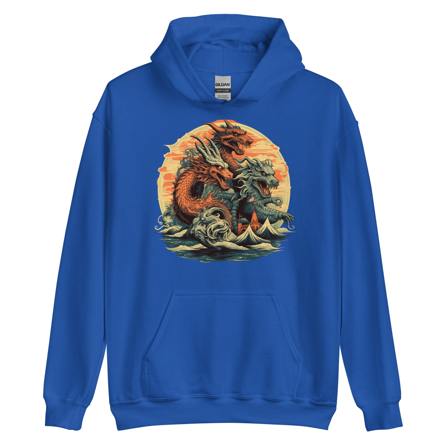 Mythical Sea Dragons Hoodie - Epic Dragons Sweatshirt