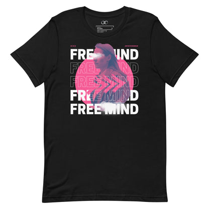 Free Mind Graphic Tee - Urban Typographic T-Shirt