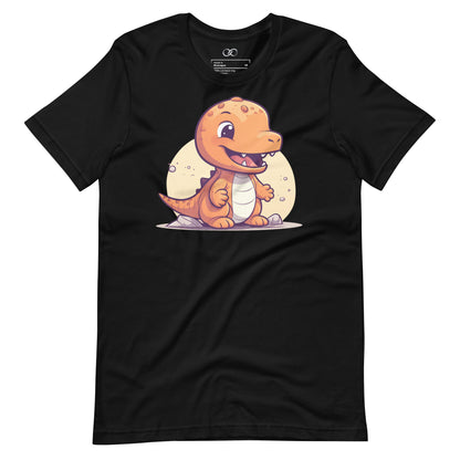 Cute Dinosaur Cartoon T-Shirt - Adorable Dino Tee