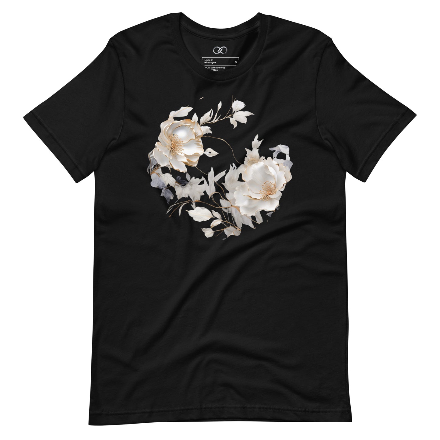 Blossom Elegance Floral T-Shirt - Spring Botanical Tee