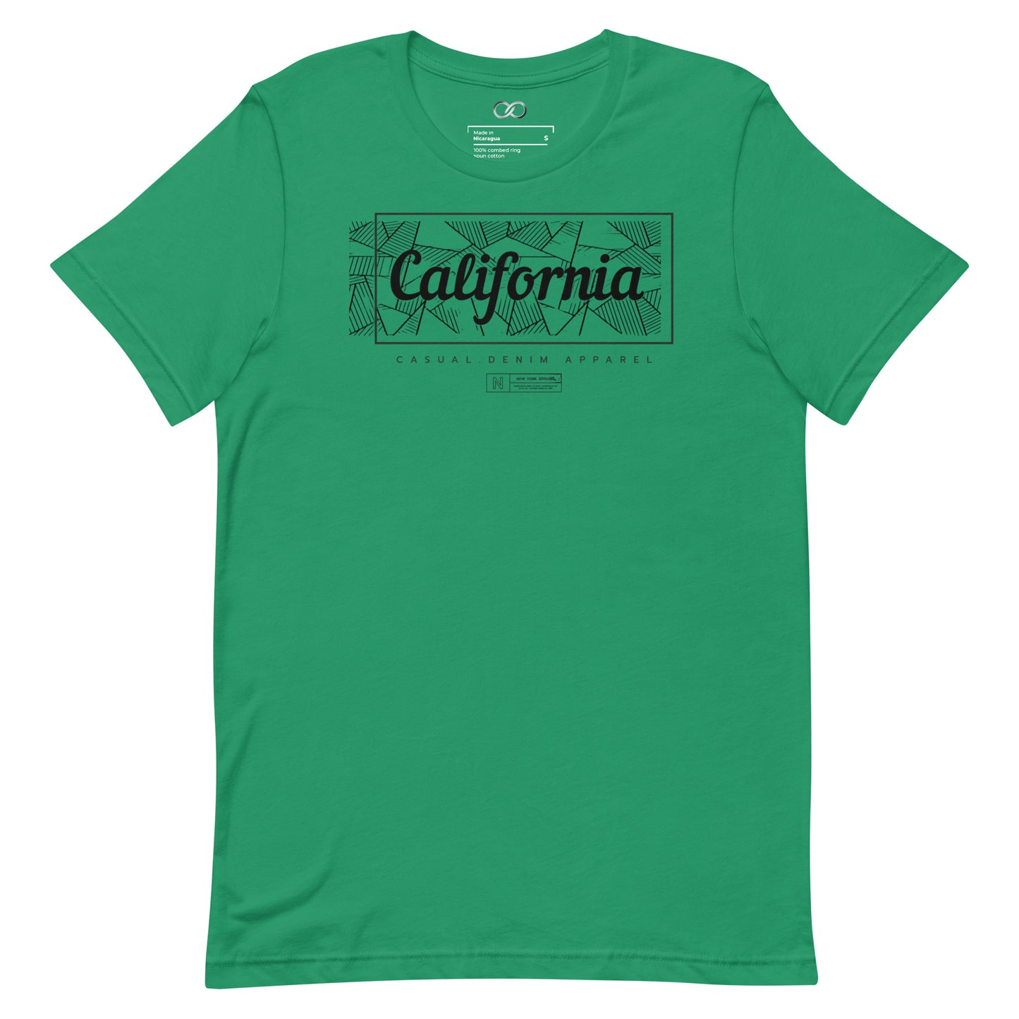 California Graphic T-Shirt - Retro Print Cotton Tee