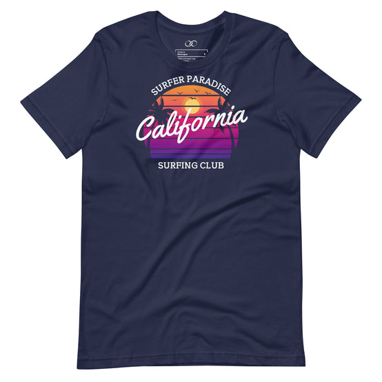 Retro California Surf T-shirt - Summer Vibes Print Tee