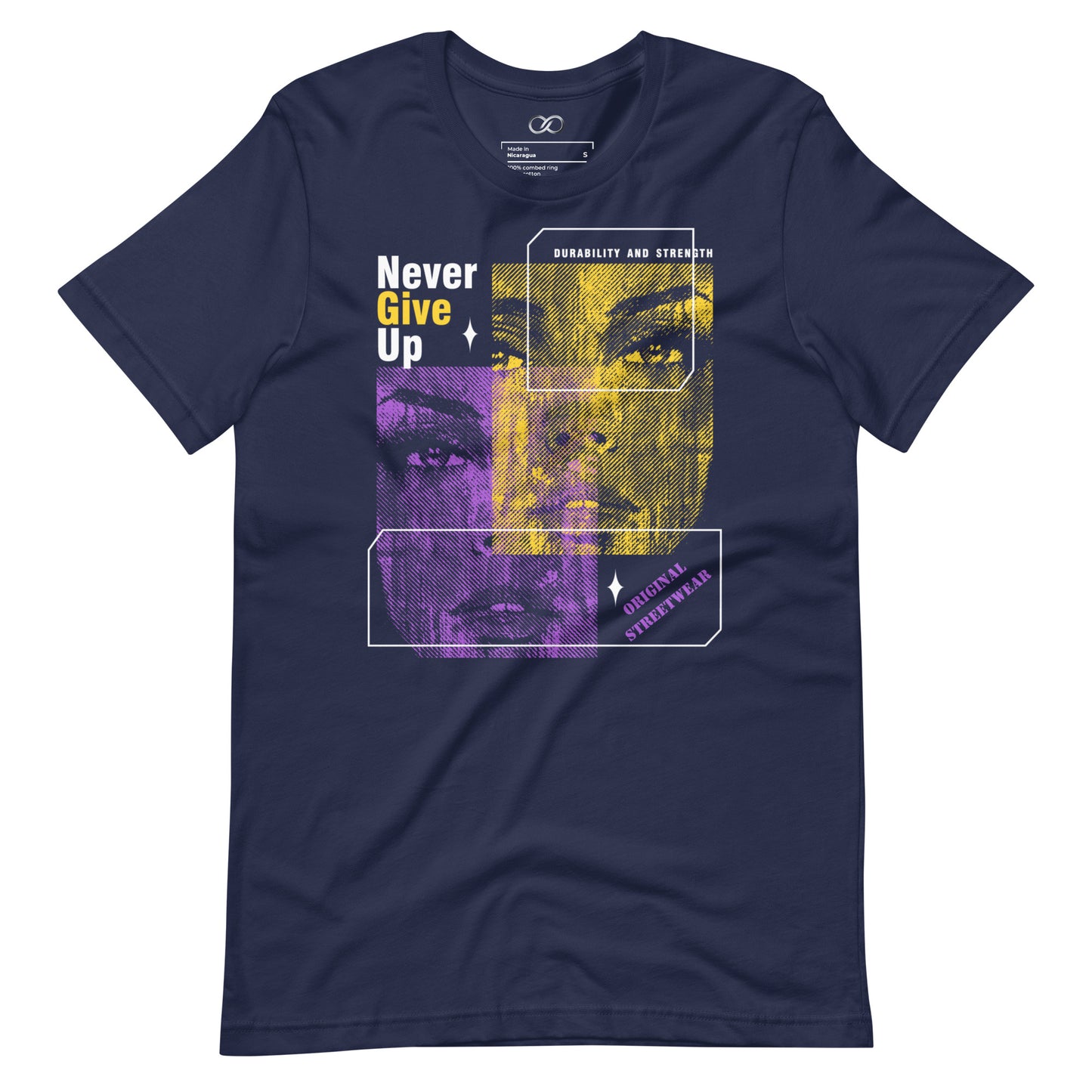 Never Give Up Urban T-Shirt - Motivational Graphic Tee