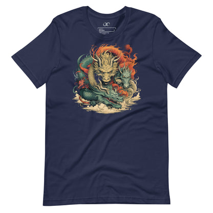 Mythical Beasts T-Shirt - Fantasy Dragons Graphic Tee