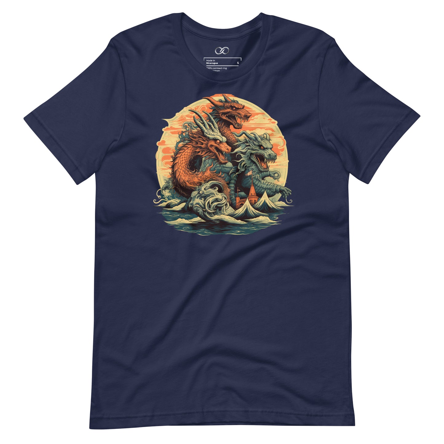 Epic Dragons Print Tee - Mythical Dragons T-shirt