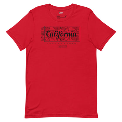 California Graphic T-Shirt - Retro Print Cotton Tee