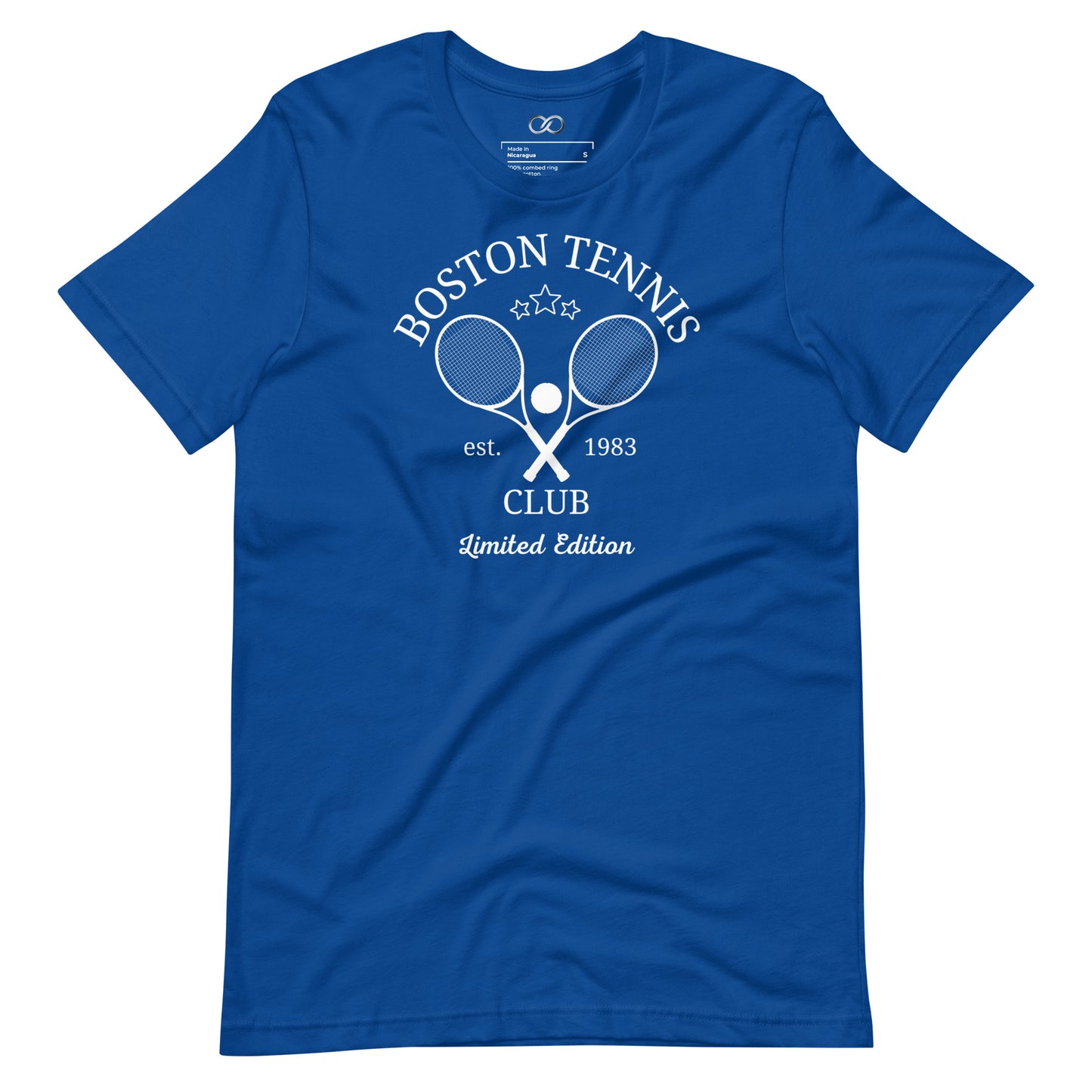 Boston Tennis Club Tee - Retro Sporty Print T-Shirt